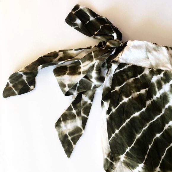 Olive tie-dye dress - Picture 3 of 3